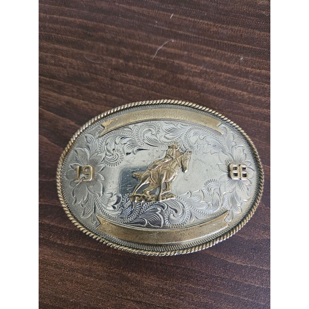 Vintage Cowgirl 1986 Montana Silversmiths Sis Co. Posse